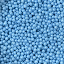 MIÇANGAS MINI PÉROLAS AZUL - (Pacote c/ 50gr)