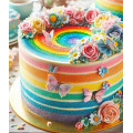 Linha Arco-íris  do Glitter para Decoração