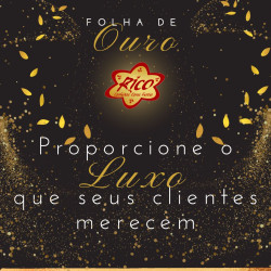 FINAS FOLHAS OURO RICO PARA REVESTIMENTO